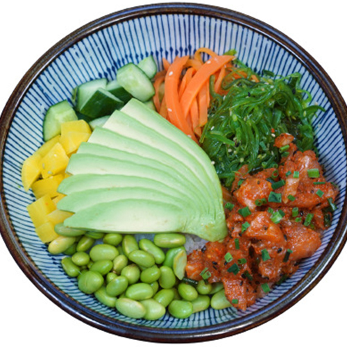 Spicy Lachs Bowl (scharf)