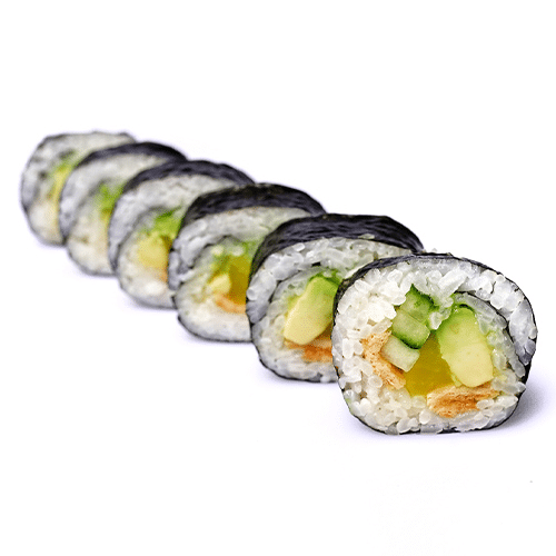 Veggie Futomaki (6 Stück, vegetarisch)