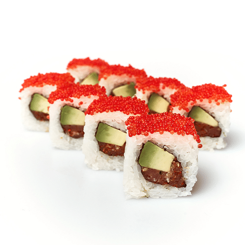 Spicy Salmon Inside Out