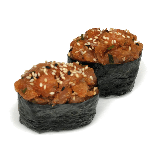 Spicy Salmon Nigiri (scharf)