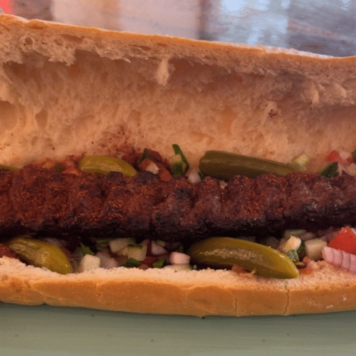 Kabab Kubideh sandwich