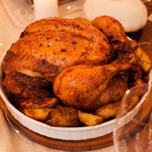 Halb - Grill-Hähnchen Menü