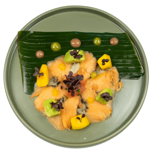 Sashimi de Salmón y Fletán negro