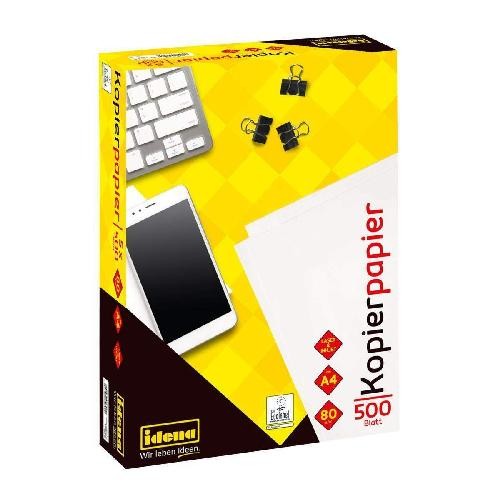 IdenaKpierpapier A4 Blank 500 Blatt 1000g