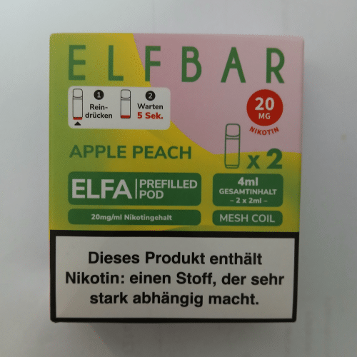 Elfbar Pods  Apple Peach