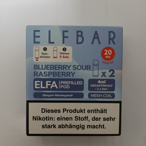 Elfbar Pods  Blueberry Sour Raspberry