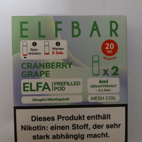 Elfbar Pods  Cranberry Grape