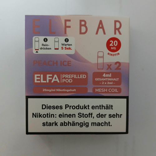 Elfbar Pods  Peach Ice