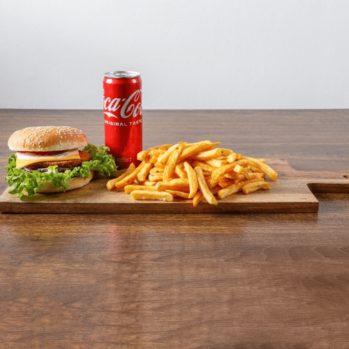 Absolute Cheeseburger Menü