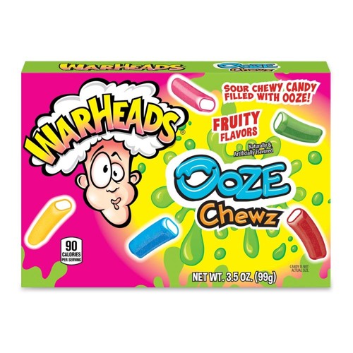 Warheads Ooze Chews Theatre Box 99g