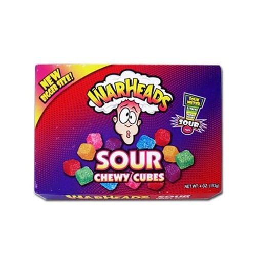 Warheads Chewy Cubes Theatre Box 113g