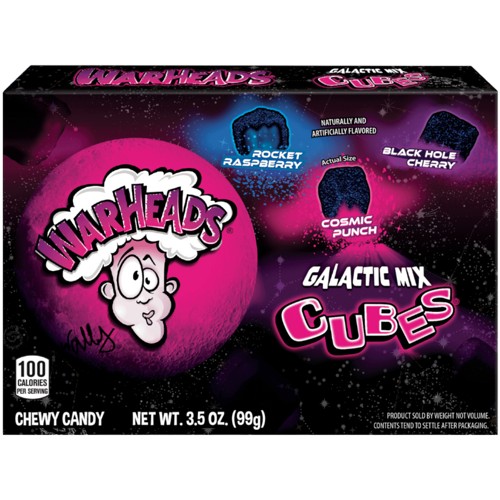 Warheads Galactic Mix Cubes 99g