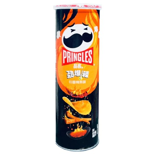 Pringles Super Hot Spicy Straps 110g