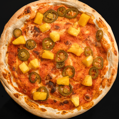 Pizza Hawaii (halal)