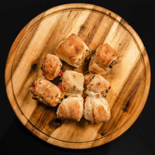 Vegane Pizzabrötchen 3 (6 Stück)