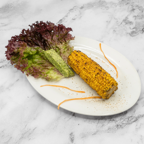 Maiskolben mit Kräuterbutter