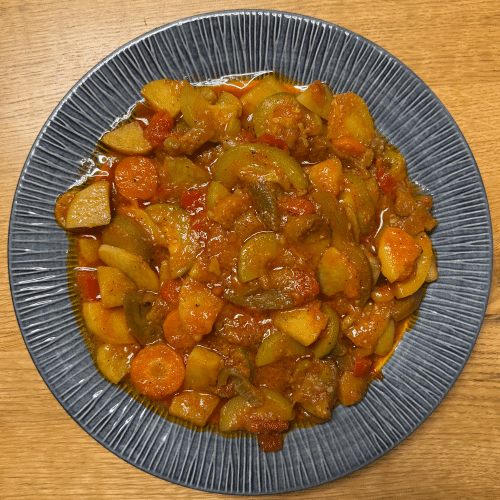 Persischer Gemüse-Eintopf (vegetarisch) mit Reis