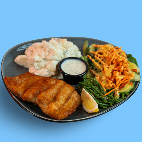 Kabeljaufilet Menü