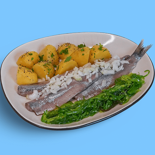 Matjes mit Salzkartoffeln