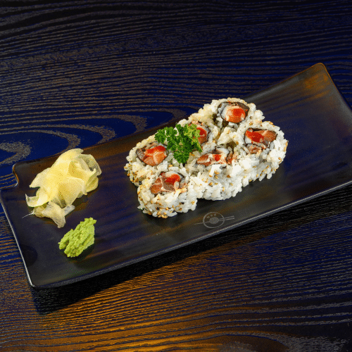Spicy Tartar Inside Out Roll (sehr scharf)