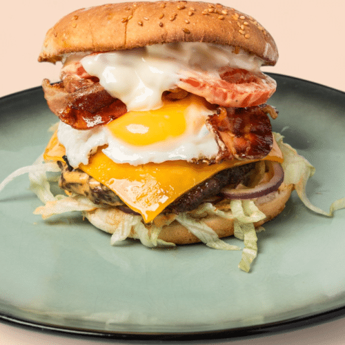 Bacon Egg Burger Menü