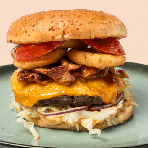 Onion Bacon Burger  Menü