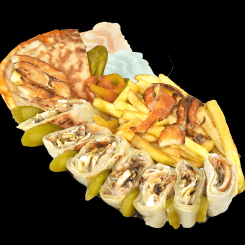 Arabischer Shawarma Teller