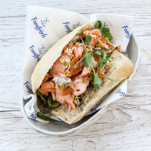 Stremellachsbrötchen