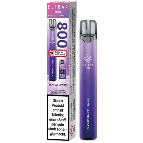 Elfbar 800 Einweg E-Zigarette Blackberry Ice 20 mg/ml
