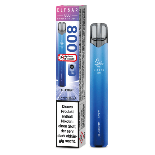 Elfbar 800 Einweg E-Zigarette Blueberry 20 mg/ml