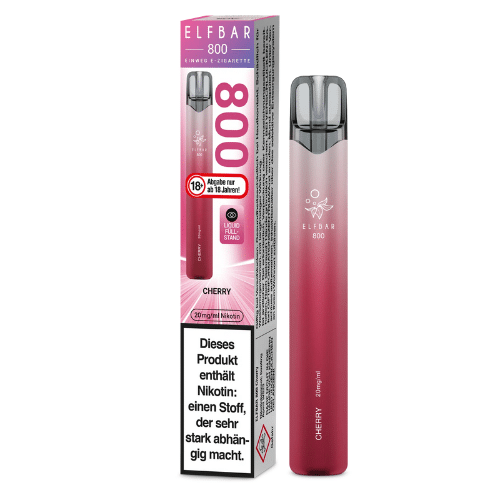 Elfbar 800 Einweg E-Zigarette Cherry 20 mg/ml