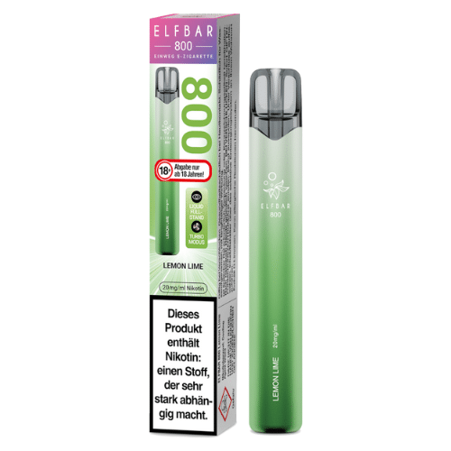 Elfbar 800 Einweg E-Zigarette Lemon Lime 20 mg/ml