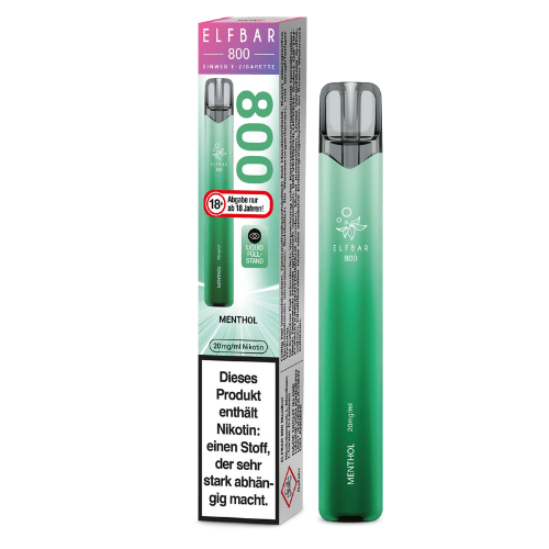 Elfbar 800 Einweg E-Zigarette Menthol 20 mg/ml