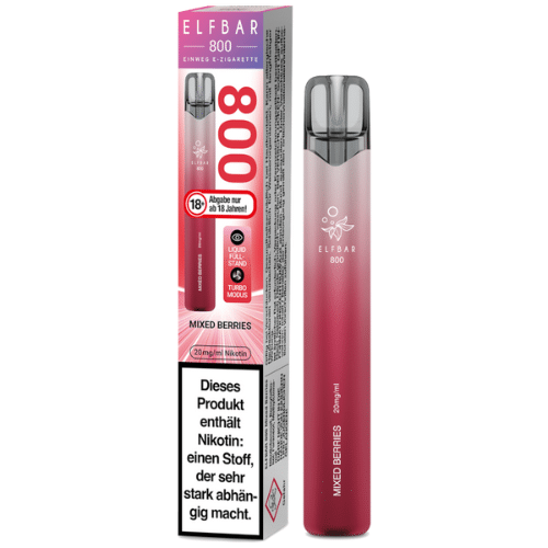 Elfbar 800 Einweg E-Zigarette Mixed Berries 20 mg/ml