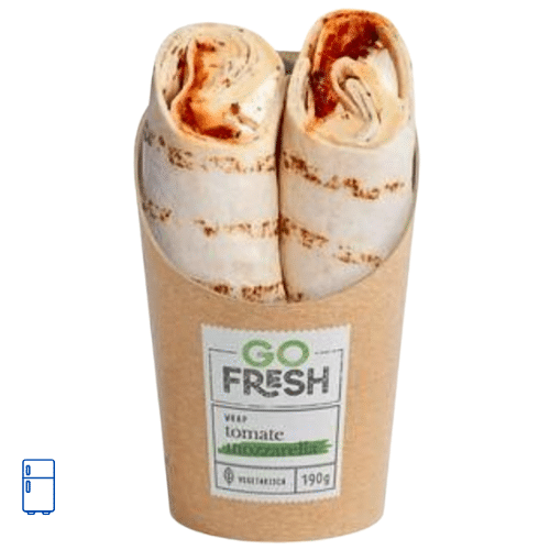 Go Fresh Wrap Tomate Mozzarella 190g