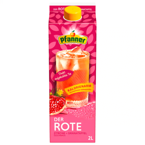 Pfanner Roter Tee Zitrone-Granatapfel 2l