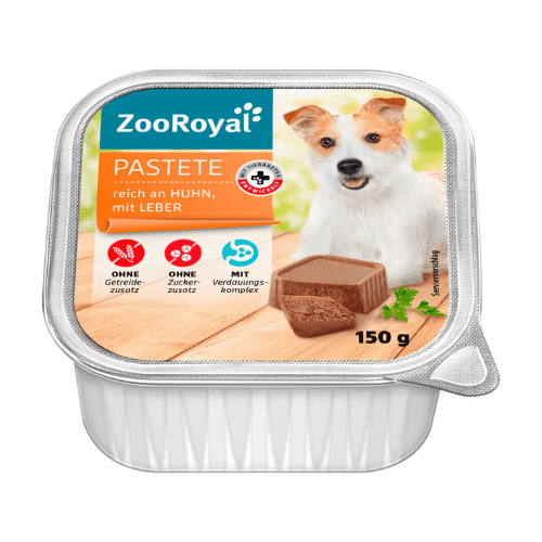 Rewe Zooroyal Pastete Huhn und Leber 150g