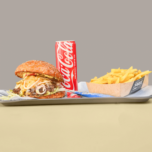 4Cheezy Burger - Menü