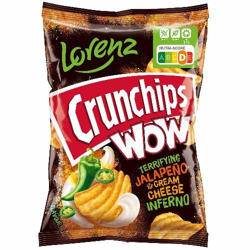 Crunchips Wow Jalapeno & Cream Cheese inferno 110g