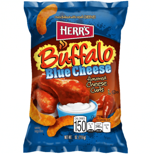 Herr's Buffalo Blue Cheese Curls 170g