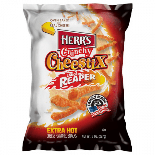 Herr's Carolina Reaper Cheestix Extra Hot 227g