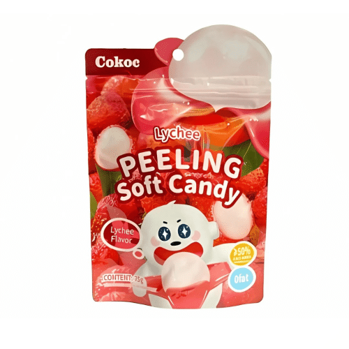 Cokoc Peeling Soft Candy Lychee 75g