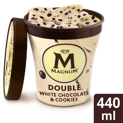 Magnum Double White Chocolate & Cookies 440ml