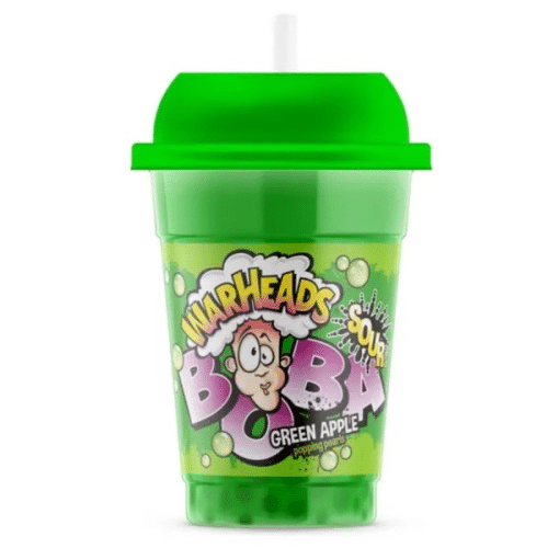 Warheads Bubble Tea - Sour Green Apple