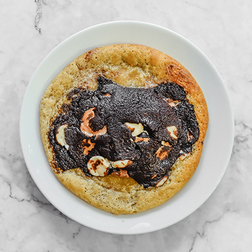 Black and White X Cookie