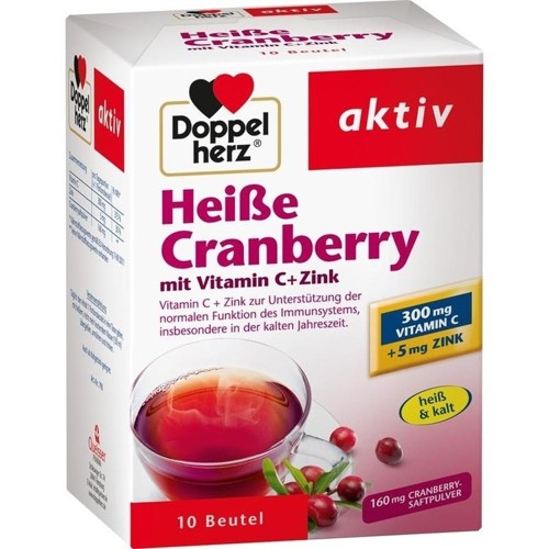 Doppelherz Heiße Cranberry mit Vitamin C + Zink 10 Stück