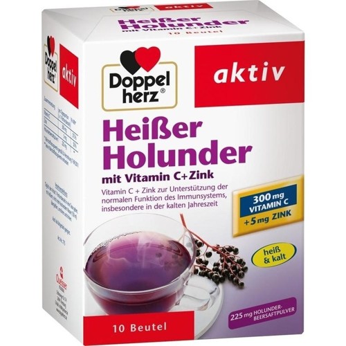 Doppelherz Heißer Holunder mit Vitamin C + Zink 10 Stück