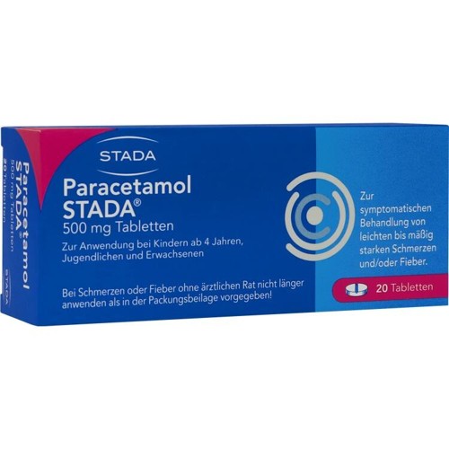 Paracetamol STADA 500mg Tabletten 20 Stück