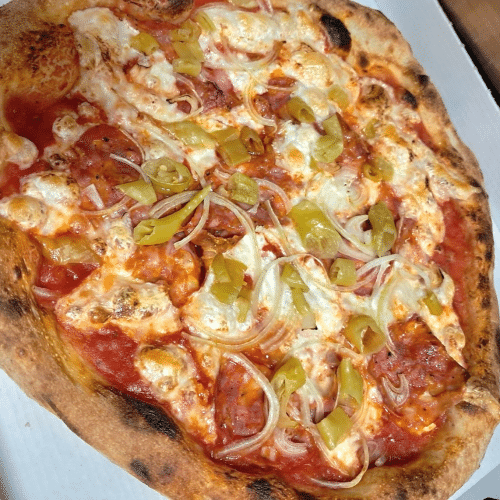 Pizza Diavola (scharf)