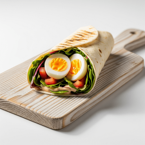 Wrap Gekochtes Ei
